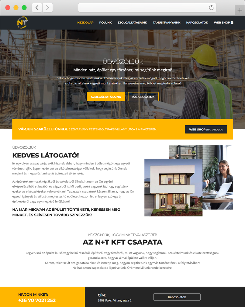 Visual representation of N+T Сonstruction use case for AI voice generator